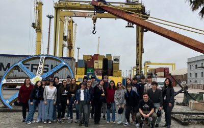 Visita al puerto de Montevideo